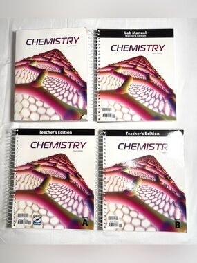 BJU PRESS Chemistry 4th Edition Complete Teacher Set Student Textbook Lab Tests